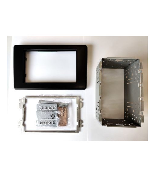 2-DIN Radioramme Opel/Renault/Nissan Ramme - Sort 2-DIN Radioramme Opel/Renault/Nissan Ramme - Sort