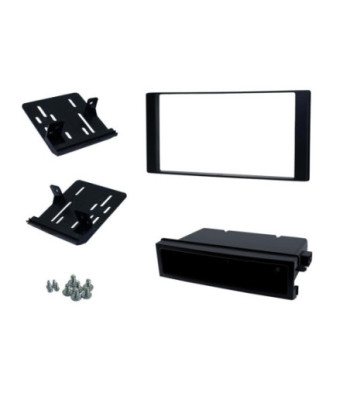 2-DIN Ramme - Subaru - m/Indsats Til 1-DIN
