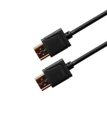 Sinox Ultra tyndt HDMI? Full HD kabel. 3m. Sort
