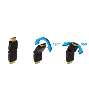 Sinox HDMI drejbare adapter - Grå