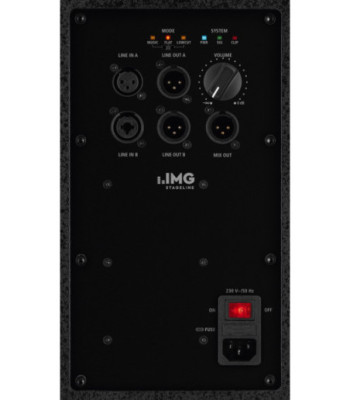 IMG STAGELINE PA-højttaler 400Wmax - DRIVE-08A