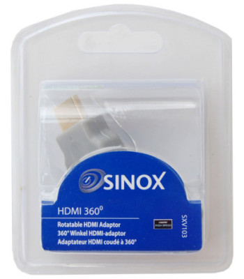 Sinox HDMI drejbare adapter - Grå