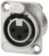 NEUTRIK Neutrik XLR-bøsning hun - NC-3FDLX
