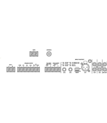 MONACOR 100V forstærker 1x60W - PA-806DAP