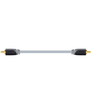 Sinox digitalt coaxial kabel. 2m. Grå/sort