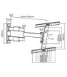 M VESA Flexarm Thin Black - M6184