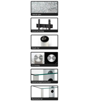 NEO 270 B-BLK TV Bord - SORT