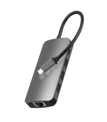 Media-Tech MT5044 8-i-1 USB-C Hub med HDMI og LAN