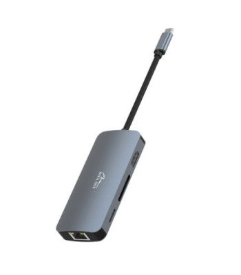 Media-Tech MT5044 8-i-1 USB-C Hub med HDMI og LAN