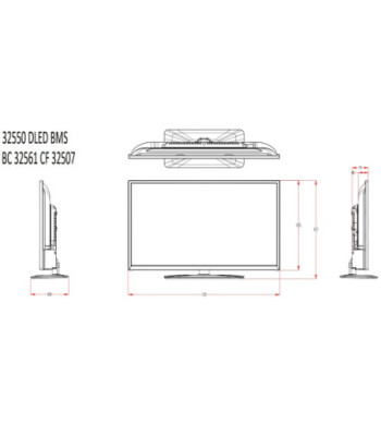 Finlux 32FHDF5660 32'' TV med DVD og Smart-TV