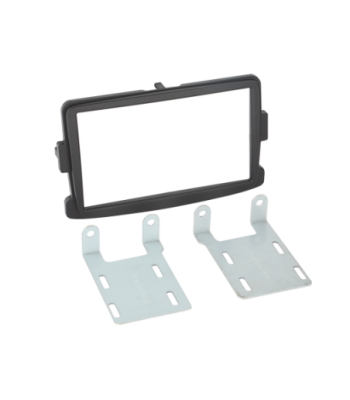 2-DIN Radioramme Dacia/Fiat/Opel/Renault/Nissan - Sort