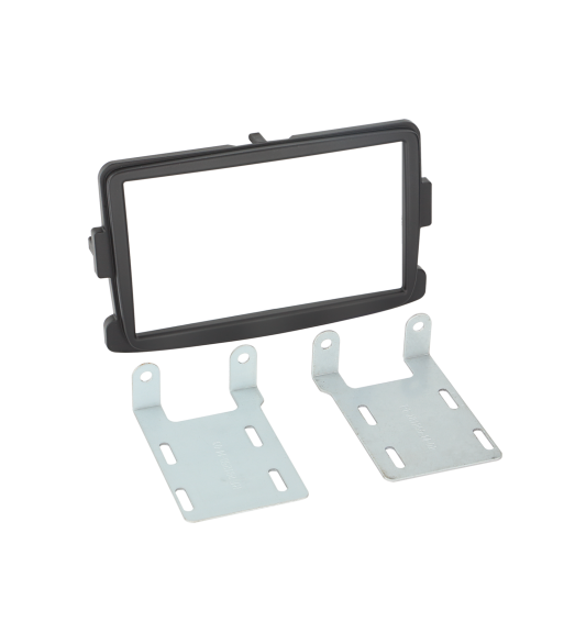 2-DIN Radioramme Dacia/Fiat/Opel/Renault/Nissan - Sort 2-DIN Radioramme Dacia/Fiat/Opel/Renault/Nissan - Sort