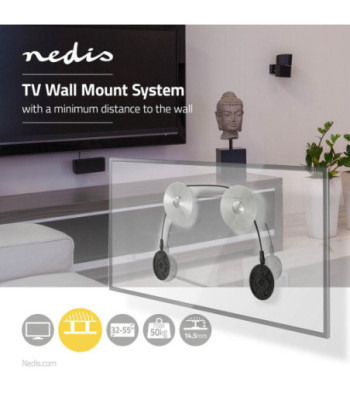 Nedis Fast TV Vægbeslag TVWM1930BK