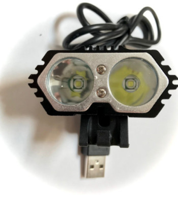 Forlygte LED strøm via USB