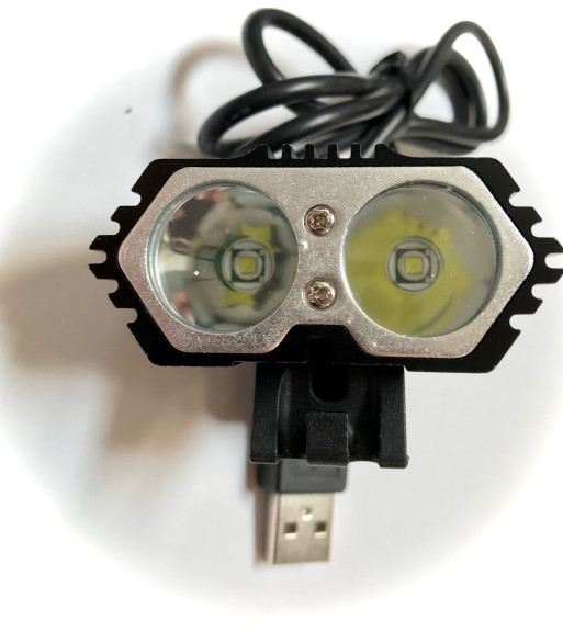 Forlygte LED strøm via USB