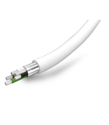 SBS Polo Collection data- og opladningskabel USB 2.0 - USB C. 1m. Hvid