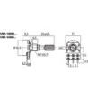 Potmt lin 100KOhm - VRB-100M100 MONACOR