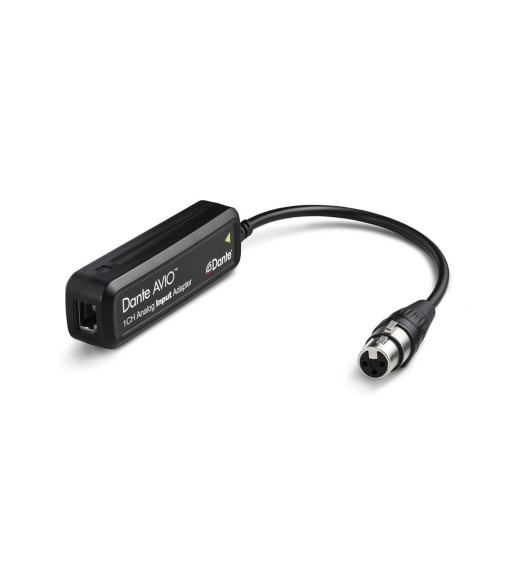 Dante(R) analog input adapter - ADP-DAI-1X0