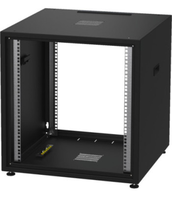 MONACOR Metalrack gulv 12U - RACK-12S/SW