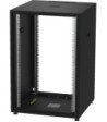 MONACOR Metalrack gulv 18U - RACK-18S/SW