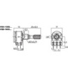 Potmt log st 50KOhm - VRA-100S50 MONACOR