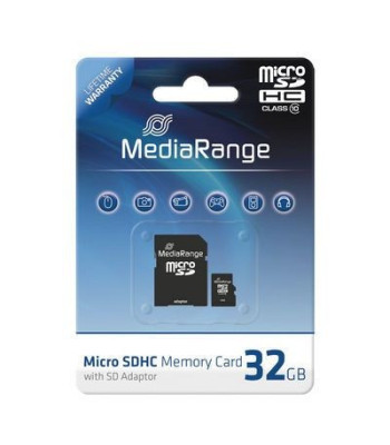 MediaRange Micro SDHD kort 32GB