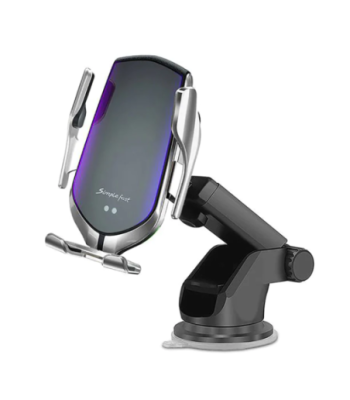 TECH-PROTECT R2 CAR MOUNT BILHOLDER M. TRÅDLØS OPLADNING 10W - SØLV