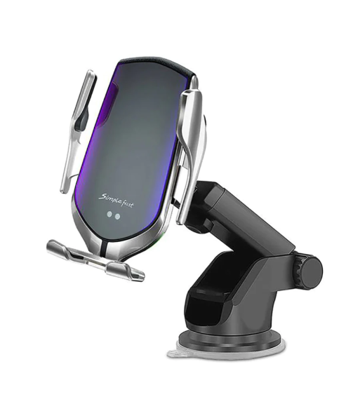 TECH-PROTECT R2 CAR MOUNT BILHOLDER M. TRÅDLØS OPLADNING 10W - SØLV TECH-PROTECT R2 CAR MOUNT BILHOLDER M. TRÅDLØS OPLADNING 10W - SØLV
