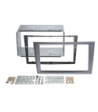 2-DIN KIT DIV. OPEL CHARCOAL METAL