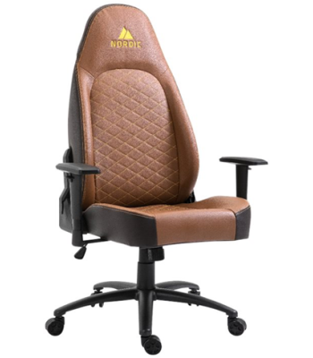 NORDIC EXECUTIVE ASSISTANT CHAIR COGNAC - GAMING STOL ***UDSTILLINGSMODEL***