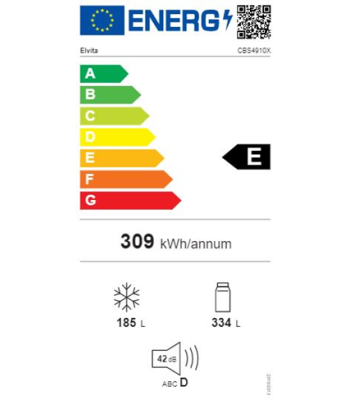 ELVITA CBS4910X - AMERIKANERSKAB