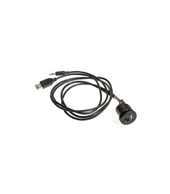 USB Og Jack Stik Til Indbygning Med 2 Meter Kabel