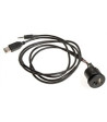 USB Og Jack Stik Til Indbygning Med 2 Meter Kabel