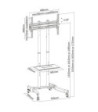 Logilink BP0026 gulvstander med hjul