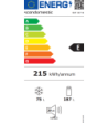 SCANDOMESTIC SKF 307 W - FRITSTÅENDE KØLEFRYSESKAB