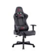 Sinox gamingstol i sort med røde syninger