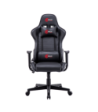 Sinox gamingstol i sort med røde syninger
