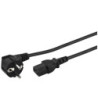 Netledning 1.8m sort - AAC-182/SW MONACOR