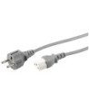Netledning grå 2m - AAC-203/GR MONACOR