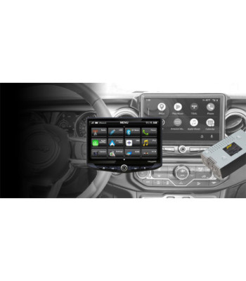 10-TOMMER MODULÆRT MULTIMEDIA DISPLAY SYSTEM HEIGH 10 med DAB til EU