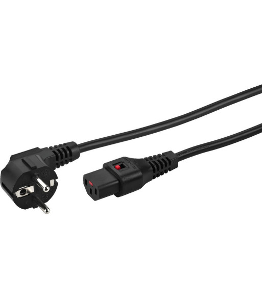 Netledning m/lås 1m sort - AAC-100IEC MONACOR Netledning m/lås 1m sort - AAC-100IEC MONACOR
