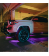 SPXDK4 4-VEJS UDVIDELSEBART DYNAMISK RGB ROCK LYS SÆT TIL HJULBORD / UNDERKØRSELSBELYSNING