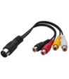 DIN-phonokabel 15cm - ACA-15/1 MONACOR