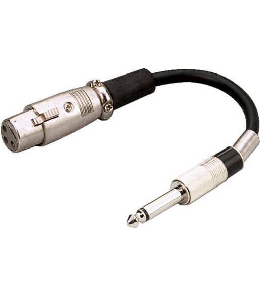 XLR-jack kabel 15cm - MCA-15/1 Monacor XLR-jack kabel 15cm - MCA-15/1 Monacor