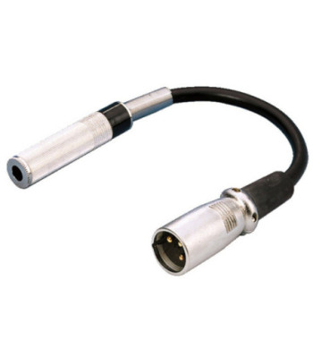 XLR-jack kabel 15cm - MCA-15/2 Monacor