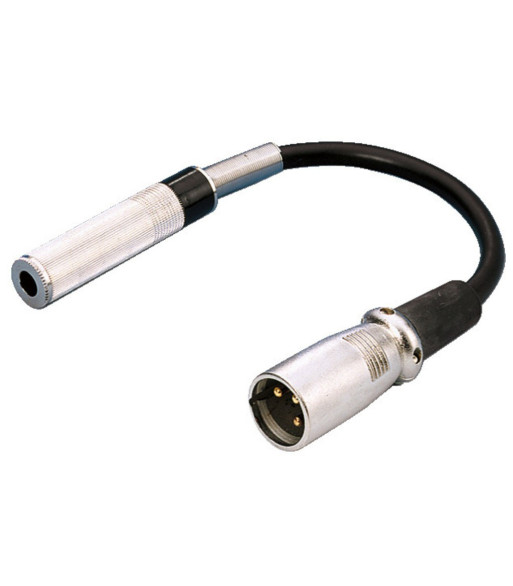 XLR-jack kabel 15cm - MCA-15/2 Monacor XLR-jack kabel 15cm - MCA-15/2 Monacor