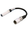 XLR-jack kabel 15cm - MCA-15/2 Monacor