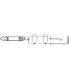 Jackforlænger 6m sort - MEC-600/SW MONACOR