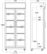 SCANDOMESTIC SD 881 BHE - DISPLAY KØLER
