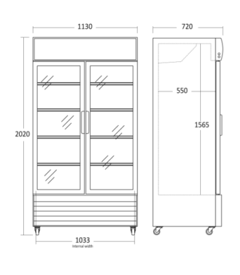SCANDOMESTIC SD 1002 HE - KØLESKAB